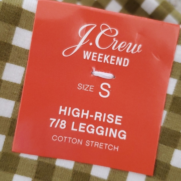 J.Crew gingham slim fit high rise leggings - Picture 8 of 8